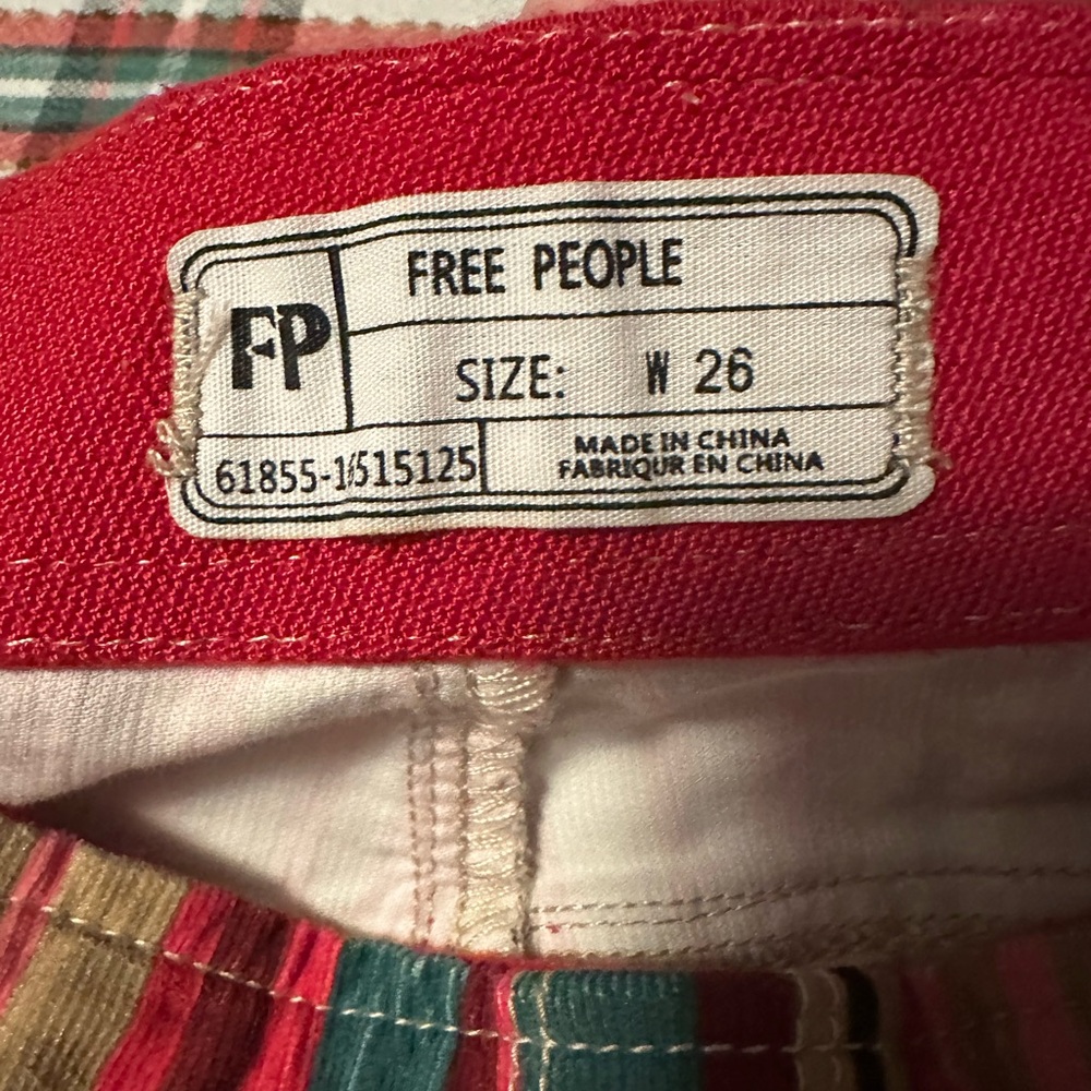 Striped Flare Pants - Pink Multicolor - Picture 7 of 9